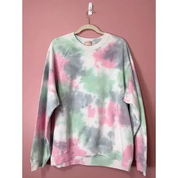 Show Me Your Mumu Scotty Tie Dye Crewneck Sweatshirt Size Medium